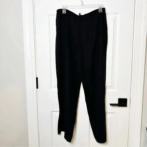 EILEEN FISHER‎ 100% Silk Lightweight Slacks Pants Career Size Small